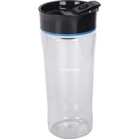 Braun MultiQuick 5 Vario Fit Blend & Go Sportflasche, Aufsatz schwarz/transparent, für Stabmixer MultiQuick 5 Vario Fit