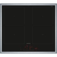Siemens ED645HQC1E iQ500, Autarkes Kochfeld schwarz/edelstahl, 60 cm, Home Connect