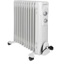 Clatronic Ölradiator RA 3737 weiß, 11 Heizrippen