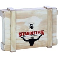 WMF Steakbesteck-Set Nuova, 12-teilig edelstahl, in Holzkiste