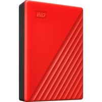 WD My Passport 4 TB, Externe Festplatte rot, Micro-USB-B 3.2 Gen 1