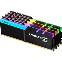 G.Skill DIMM 32 GB DDR4-3200 (4x 8 GB) Quad-Kit, Arbeitsspeicher schwarz, F4-3200C16Q-32GTZRX, Trident Z RGB, INTEL XMP