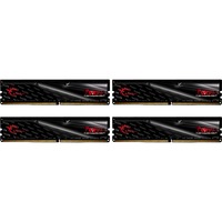 G.Skill DIMM 64 GB DDR4-2400 (4x 16 GB) Quad-Kit, Arbeitsspeicher schwarz, F4-2400C15Q-64GFT, FORTIS, INTEL XMP