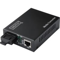 Digitus Fast Ethernet Medienkonverter, RJ-45/SC schwarz