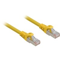 Sharkoon Patchkabel RJ45 Cat.6a SFTP gelb, 50 cm, LSOH (Halogenfrei)