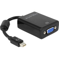 DeLOCK Mini DisplayPort Adapter auf VGA schwarz, 11 cm