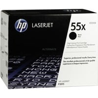 HP Toner schwarz 55X (CE255X) schwarz, Retail