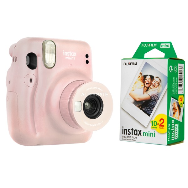 Fujifilm instax Mini 11 Bundle, Sofortbildkamera 1x Film pink, instax 10er mini inklusive