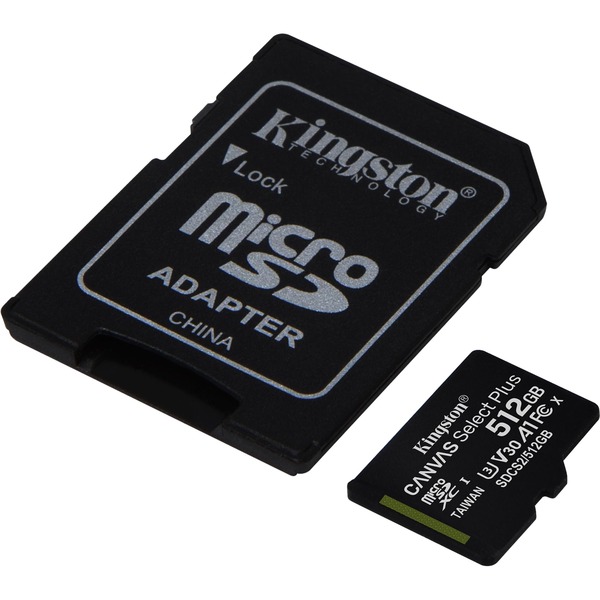 Карта памяти kingston canvas select plus microsd